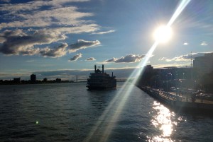 A view from Saturday's booze cruise